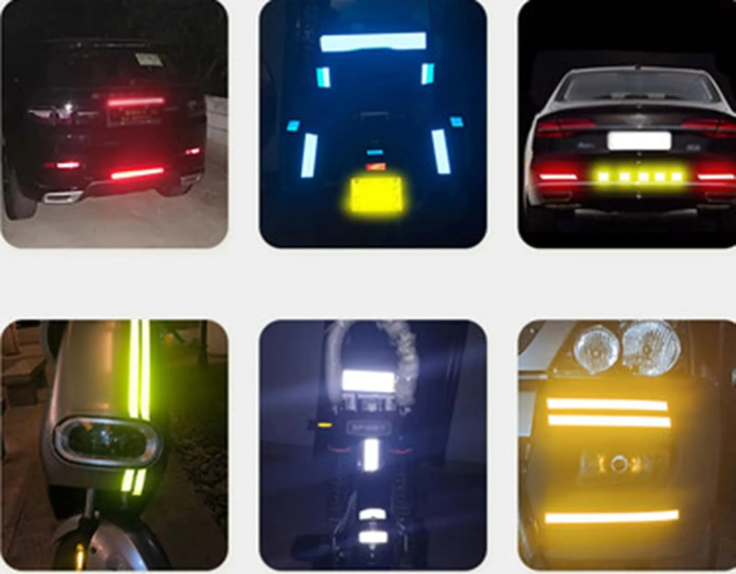 0.8 Inch X 32.8 Feet Reflective Tapes Safety Reflective Warning Stickers, Waterproof Outdoor Bicycle Rim Reflector Tape, Thin Reflective Sticker Rolls for Bikes, Motorcycle