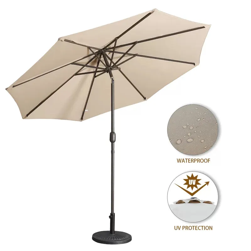 106.3-Inch Outdoor Patio Umbrella