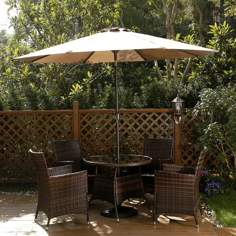 106.3-Inch Outdoor Patio Umbrella