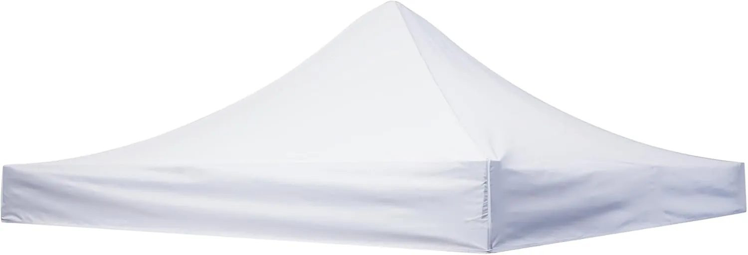 10x10 Canopy Replacement Top,10x10ft Pop Up Canopy Tent Cover for Straight Leg Frame,Top Cover Only（White）