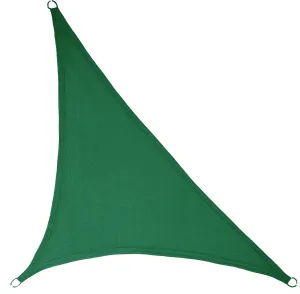 16'5" x 16'5" x 22'11" Right Triangle Sun Shade Sail Canopy (Dark Green) - UV Block for Patio and Outdoor