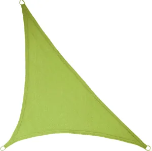 16'5" x 16'5" x 22'11" Right Triangle Sun Shade Sail Canopy (Lime Green) - UV Block for Patio and Outdoor
