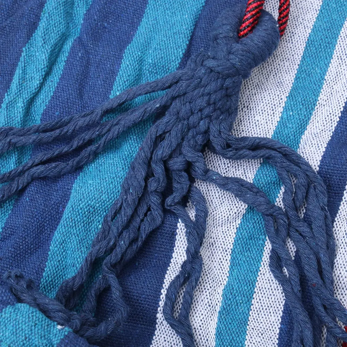 1PC garden beach hammock 1- Person Wide Hammock camping hammock Canvas Hammock camping equipment Hanging Sleeping Bed double hanging hammock Hanging Chair for travel tool stripe