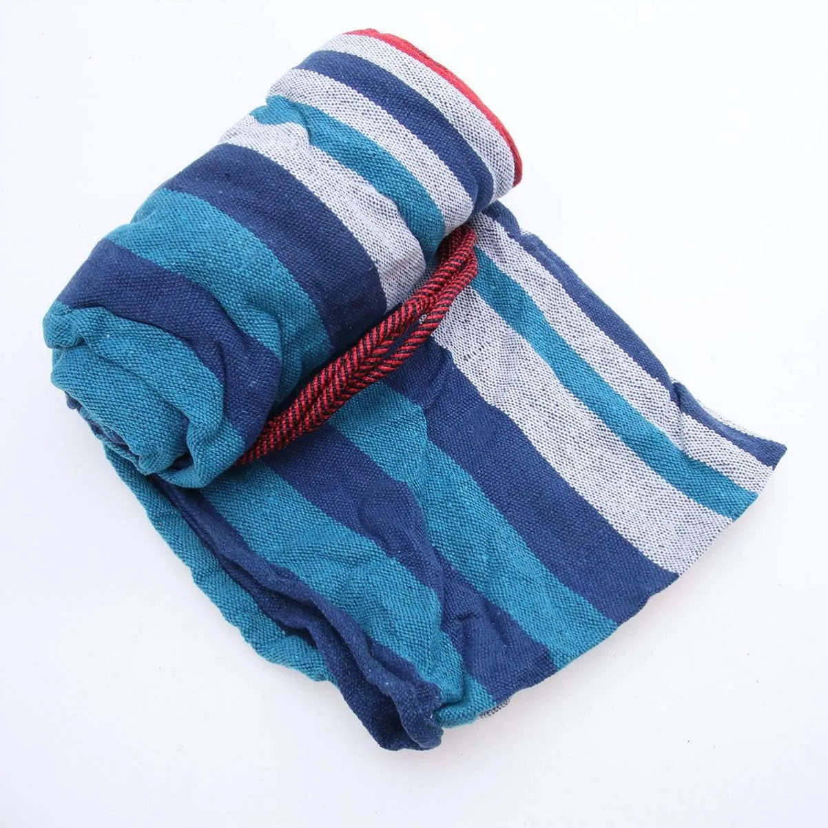 1PC garden beach hammock 1- Person Wide Hammock camping hammock Canvas Hammock camping equipment Hanging Sleeping Bed double hanging hammock Hanging Chair for travel tool stripe