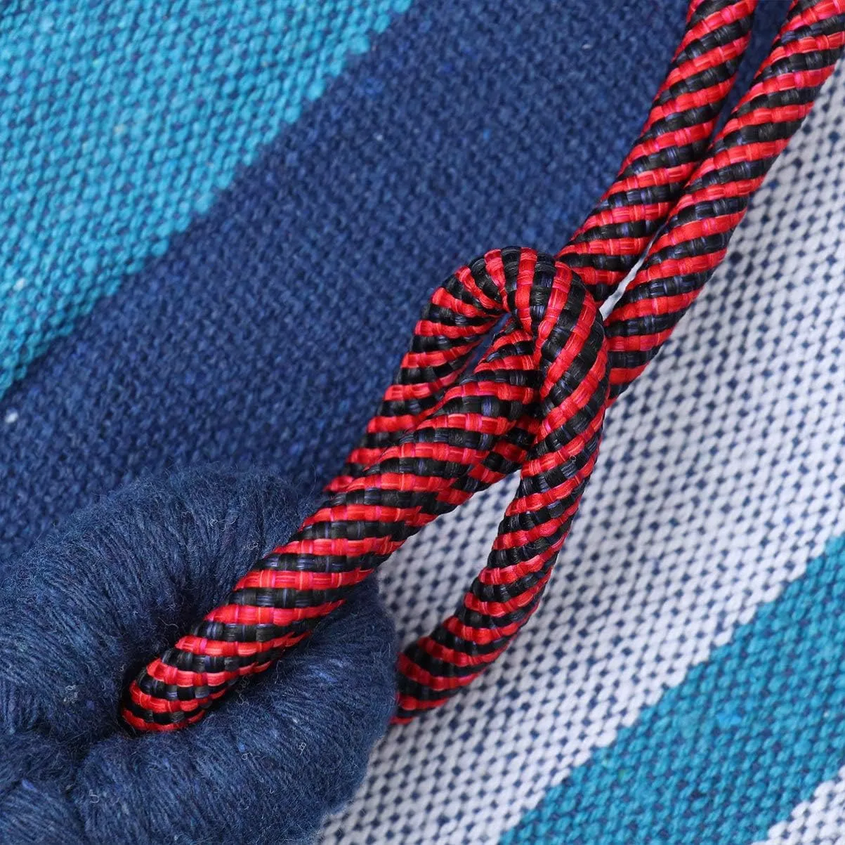 1PC garden beach hammock 1- Person Wide Hammock camping hammock Canvas Hammock camping equipment Hanging Sleeping Bed double hanging hammock Hanging Chair for travel tool stripe