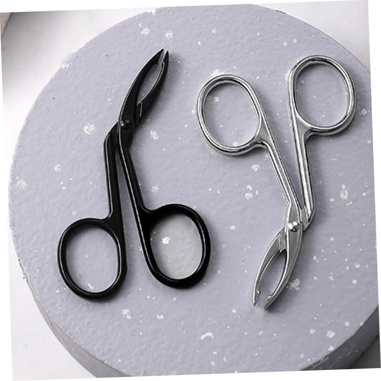 20pcs Stainless Steel Eyebrow Tweezers for Women Precision Trimming Scissors Curved Straight Design for Eyebrow Shaping Facial Hair Removal and Portable