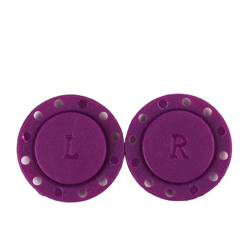 22/26mm Round Colorful Nylon Plastic Magnetic Buttons for Coats Bags Curtains 10pcs