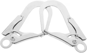 2Pcs Heavy Duty Self Locking Climbing Carabiner Hooks for Outdoor Activities Safety Lock Design Durable Construction for Mountaineering and Adventure