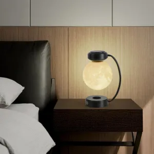 3D LED Magnetic Levitating Rotating Moon Ball Lamp