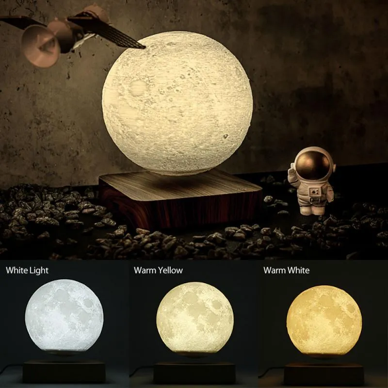 3D Magnetic Levitation Moon Lamp