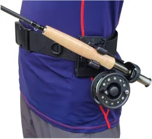 3rd Hand Rod Holder,Fly Fishing Rod Holder,Fishing Belt Clips,Wearable Fishing Rod Holder Fishing Belt,Compatible Baitcasting Rod and Spinning Rod
