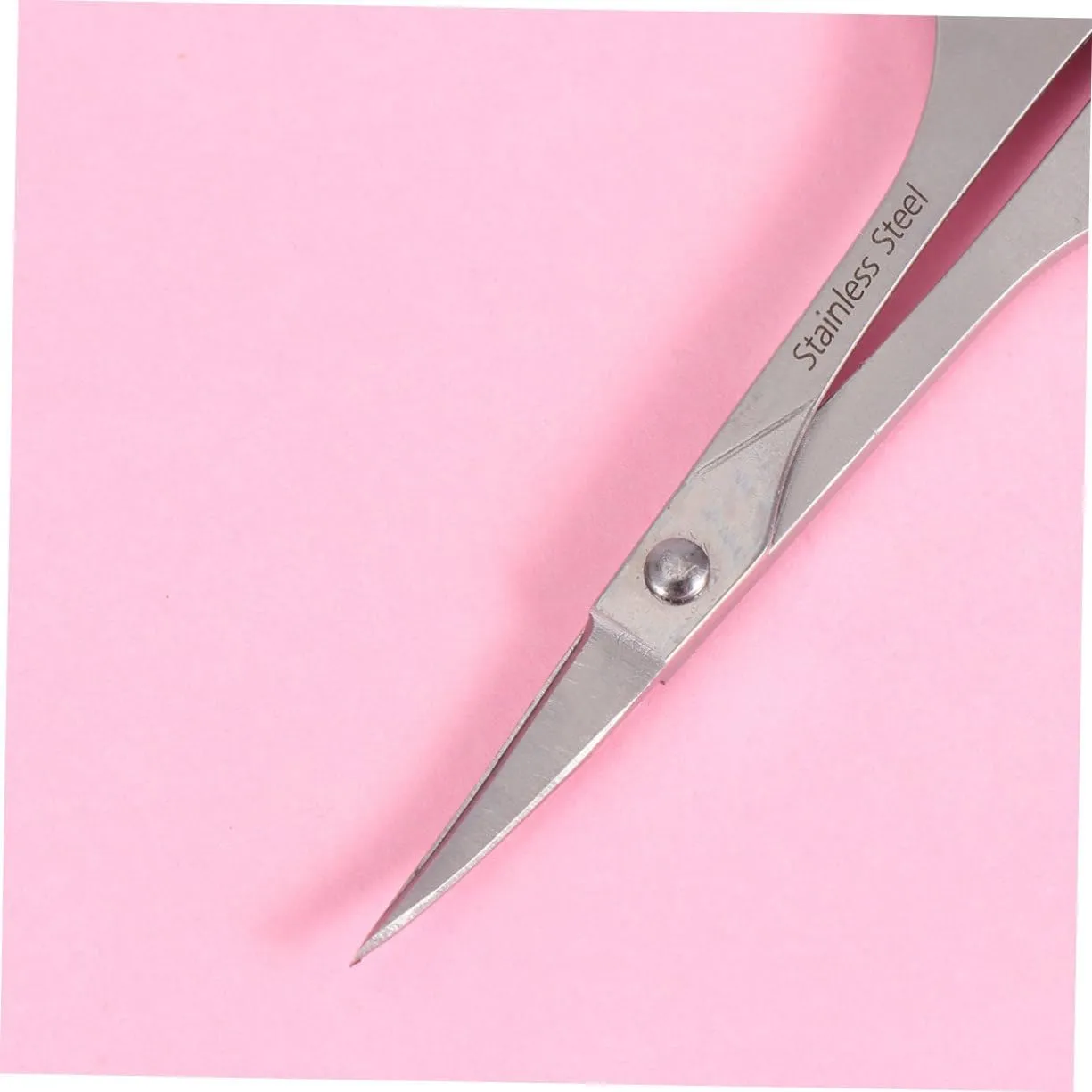 3sets Vibrissa Scissors Safety Tip Scissors -Pointed Scissors Nose Hair Scissors Round Scissor Eyebrow Hair Trimming Scissors Curved Round Trimmer Silver 3pcs*3/1105(2)