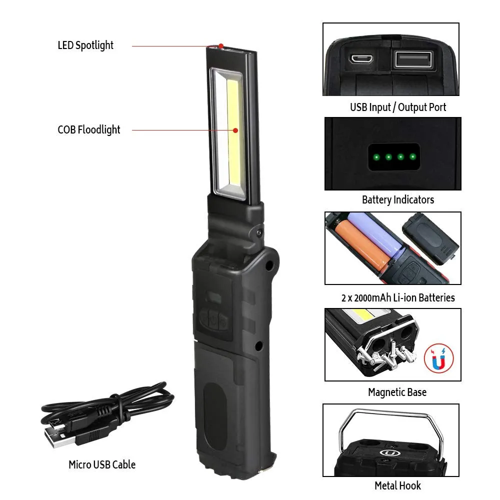 400-lumen 4000mAh Portable Work Light