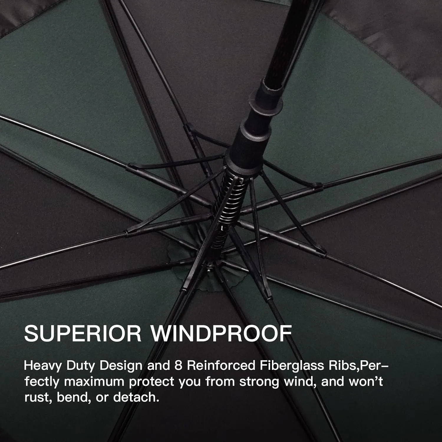 47/54 Inch Ventilated Double Canopy Windproof Stick Umbrellas for Rain, Automatic Open Golf Umbrella – Available in for Adults, Kids, Outdoor Enthusiasts