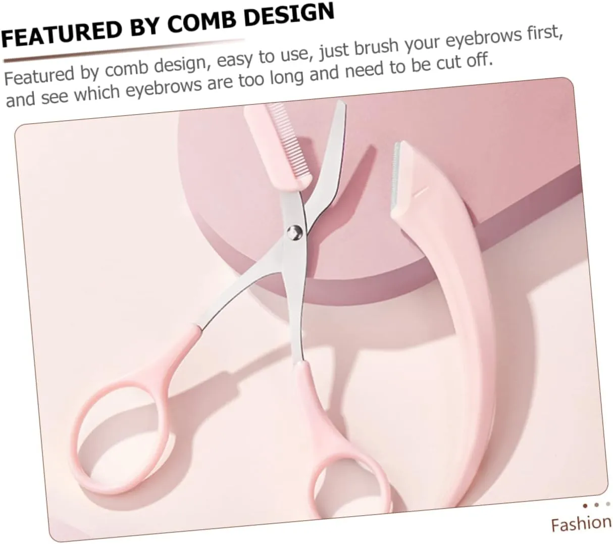 5 Sets Brow Scissor Set Eyebrow Kit for Women Mini Scissors Beauty Tool