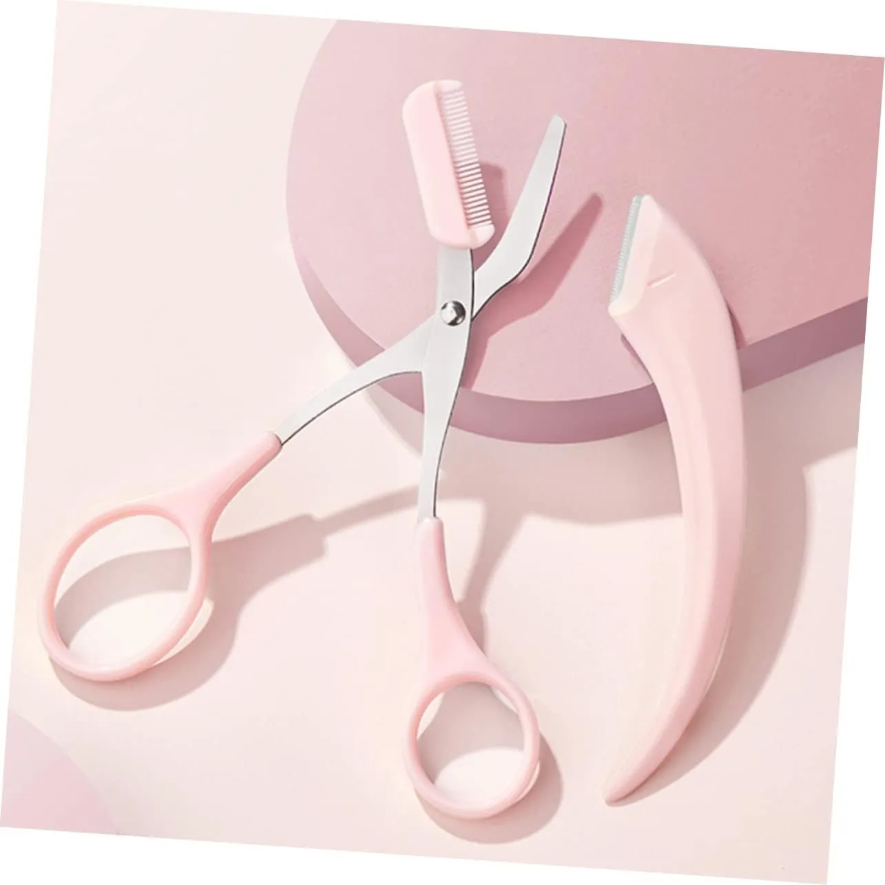 5 Sets Brow Scissor Set Eyebrow Kit for Women Mini Scissors Beauty Tool