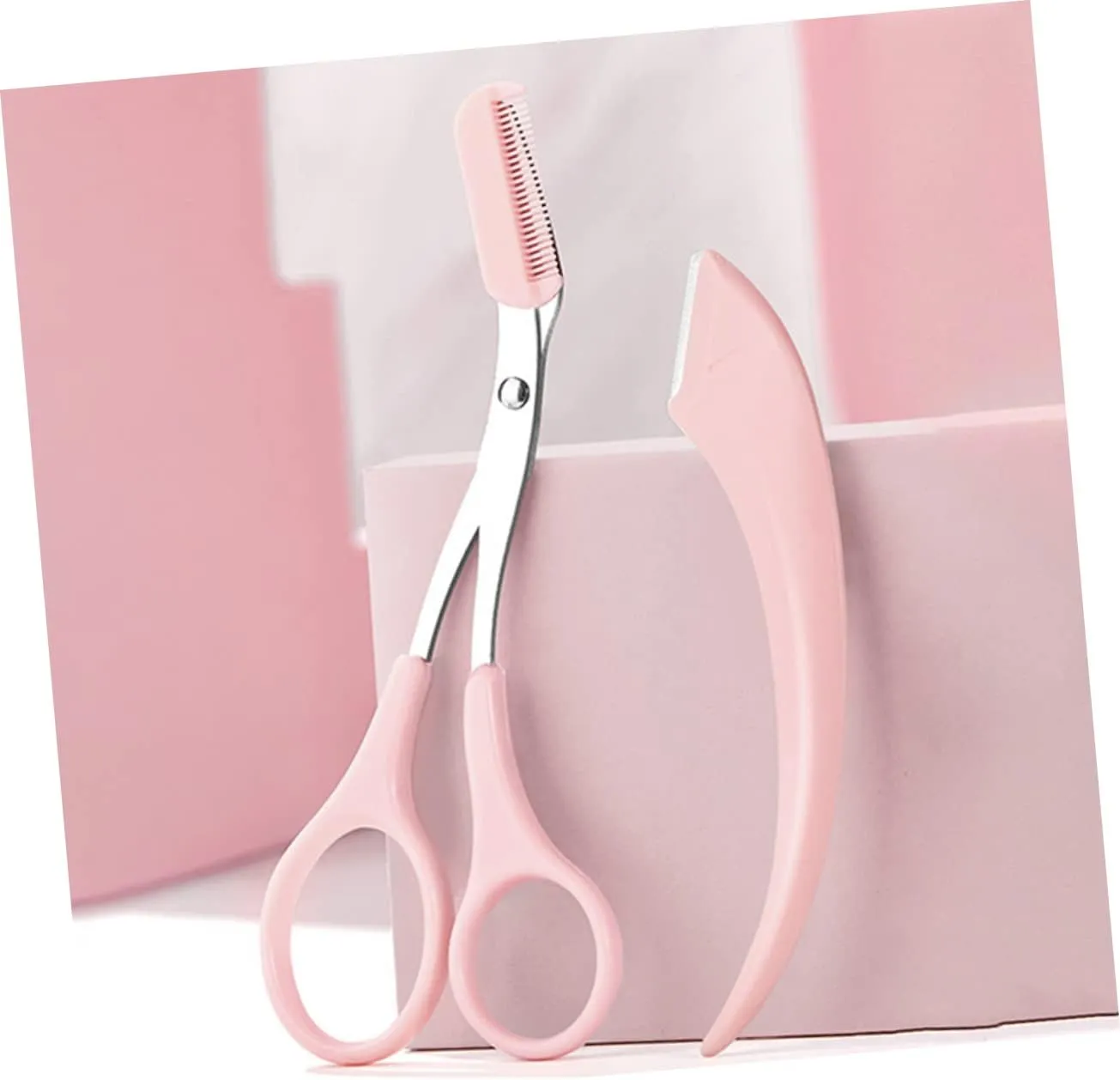 5 Sets Brow Scissor Set Eyebrow Kit for Women Mini Scissors Beauty Tool