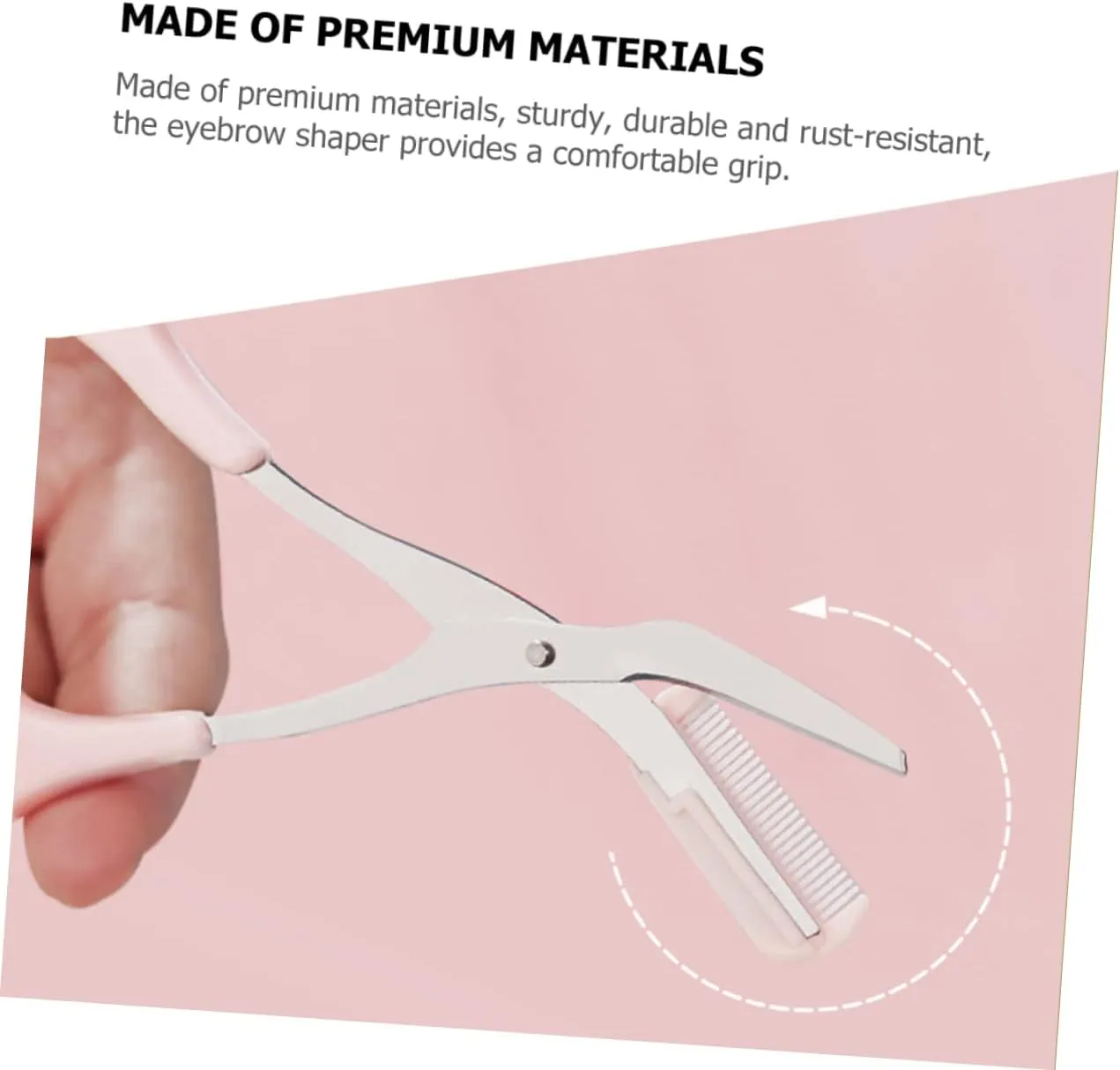 5 Sets Brow Scissor Set Eyebrow Kit for Women Mini Scissors Beauty Tool