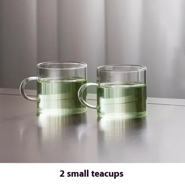 500ML Magnetic Suction Teapot – High Temperature Resistant Glass Tea Brewing Kettle