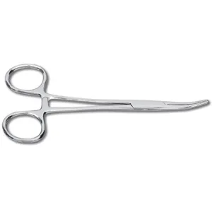 5.5 Kelly Forceps (Curved Silver)"