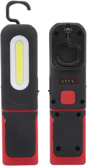 5W Portable COB Working Light Adjustable Multifunction Magnetic Emergency Flashlight USB Charging