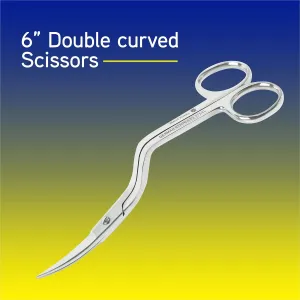 6 Inch Double-Curved Machine Embroidery Scissors from ThreadNanny