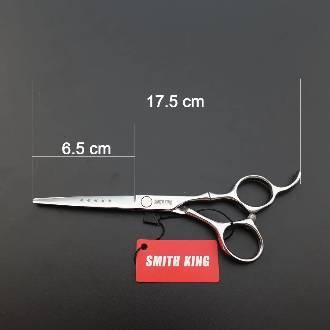 6.0 Inches Professional hair cutting thinning scissors set with razor (Silver)