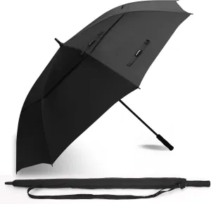 72 Inch Large Umbrellas For Rain Heavy Duty Huge Golf Umbrella Windproof Double Canopy Vented