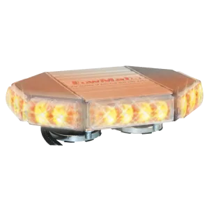 8-Sided LED Mini Bar - Amber - Magnetic Mount