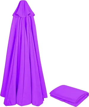 8ribs/6ribs Patio Umbrella Canopy Replacement, Polyester 9ft/10ft/11ft/13ft/6.5ft/7.5ft/8.2ft Outdoor Umbrella Replacement Top, UV 50  Fade & Tear Resistant for Garden, Lawn, Backyard, Pool