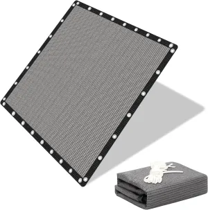 90% Shade Cloth Sun Shade Fabric Privacy Screen Shade Cover for Patio Garden Pergola Shade Cover Canopy with Gromments