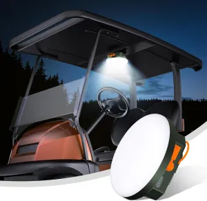 A2C Universal Magnetic LED Light - 800lm Ultra Bright, 5000mAh, Lasts 40H Runtime, USB Rechargeable, Magnetic Hook Mount for Golf Cart/Camping/Roof/Outdoor