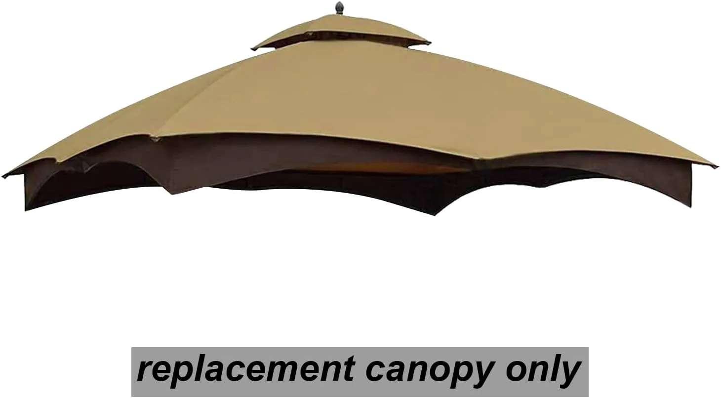 ABCCANOPY Gazebo Replacement Canopy Top for Lowe's Allen Roth #GF-12S004B-1, Beige