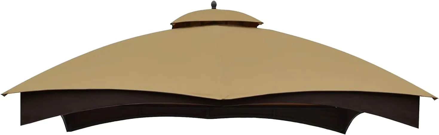 ABCCANOPY Gazebo Replacement Canopy Top for Lowe's Allen Roth #GF-12S004B-1, Beige