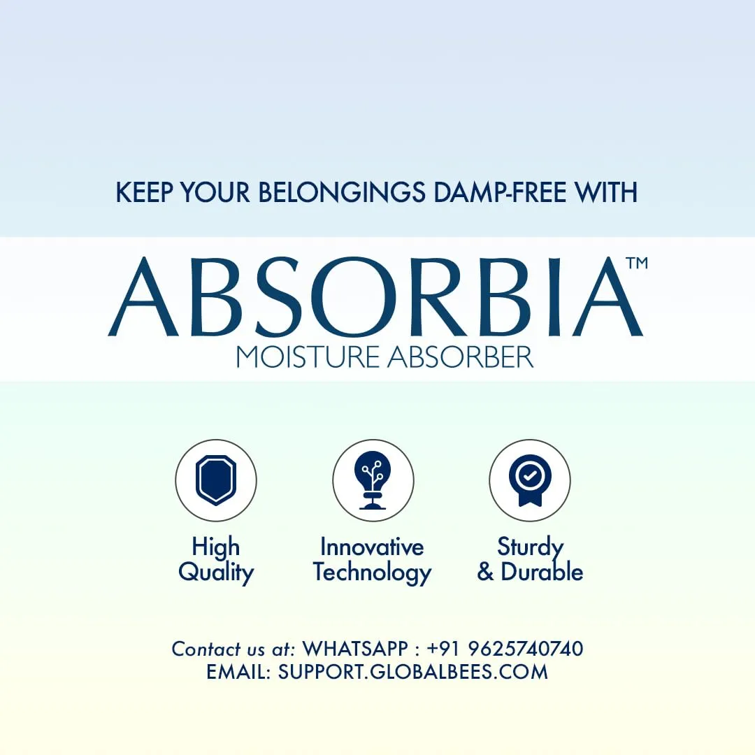 ABSORBIA Big Straight and Stick Umbrella for rain | Windproof, Waterproof and UV Coated, Open Diameter 105cm Double Layer Umbrella With Cover
