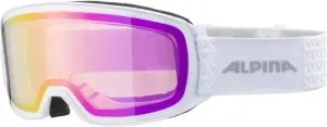 Alpina Unisex - Adult, NAKISKA Q-LITE ski goggles, white, One Size
