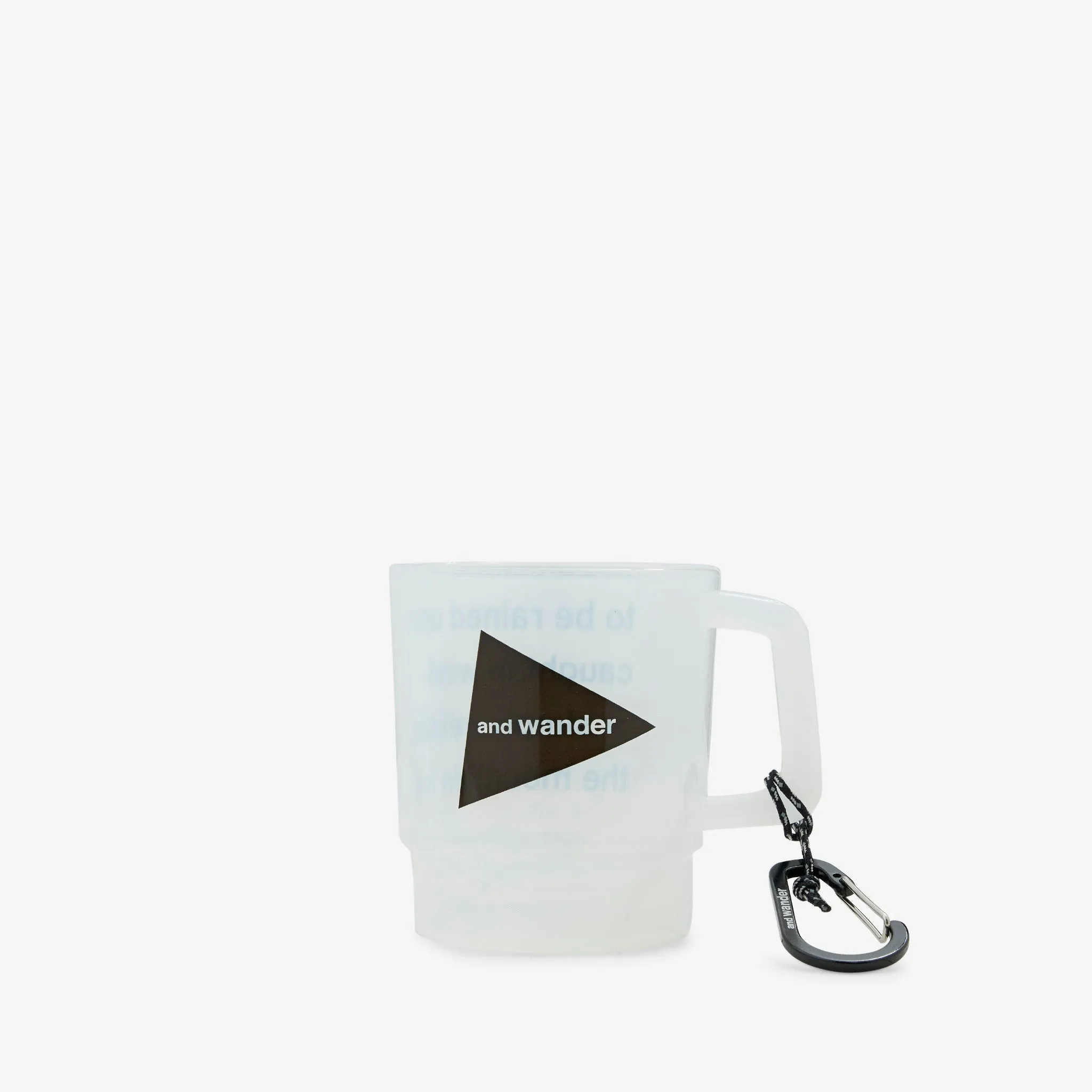 and wander Logo PP Mug Off White