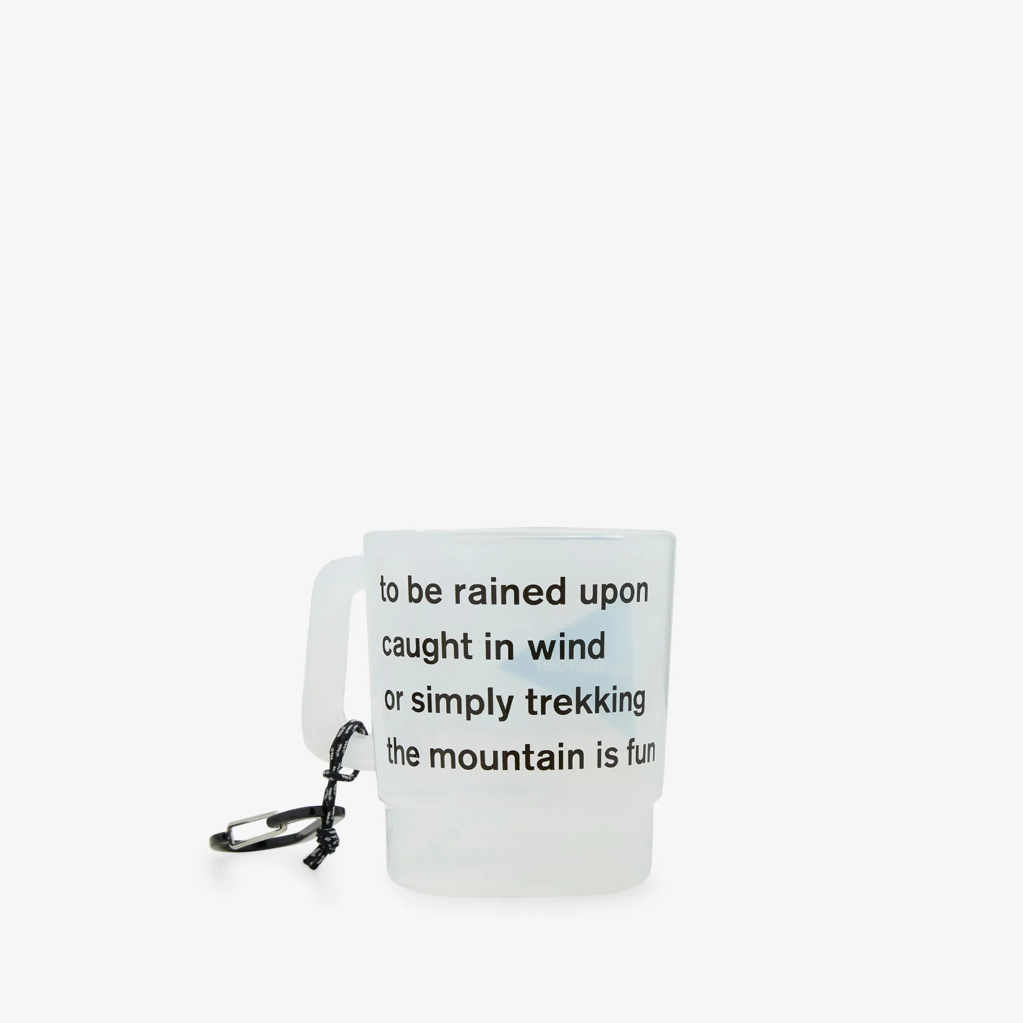 and wander Logo PP Mug Off White