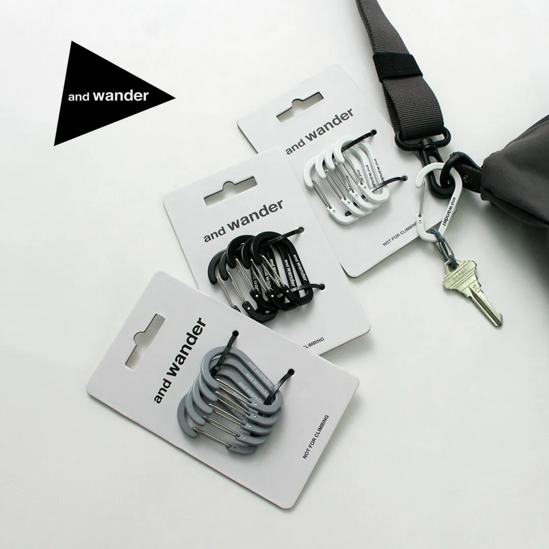 AND WANDER / Mini carabiner set