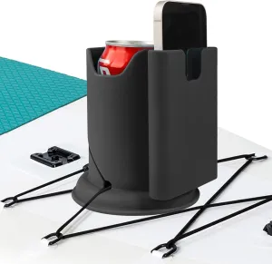 ANGAR Paddleboard Cup Holder, Paddle Board and Kayak Drink Holder, 2-in-1 Anti-Flip Drink & Phone Holder