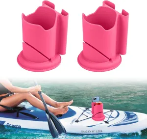 ANGAR Paddleboard Cup Holder, Paddle Board and Kayak Drink Holder, 2-in-1 Anti-Flip Drink & Phone Holder