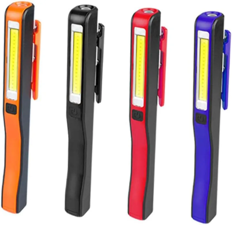 Angoily Flashlight Cob Work Light Magnetic Pen Light - Optical Light Pen