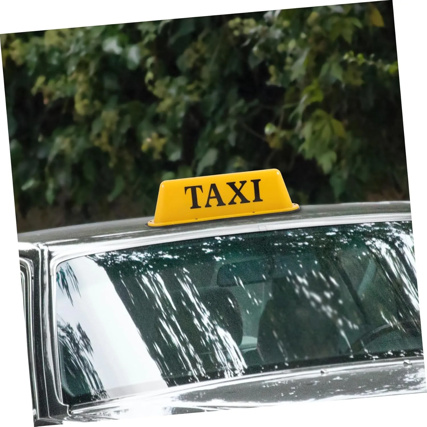 Angoily Indicator Taxi Lamp for Cars Vehicle Taxi Light Taxi Roof Lamp Taxi LED Lamp Pour Cab Yellow Plastic