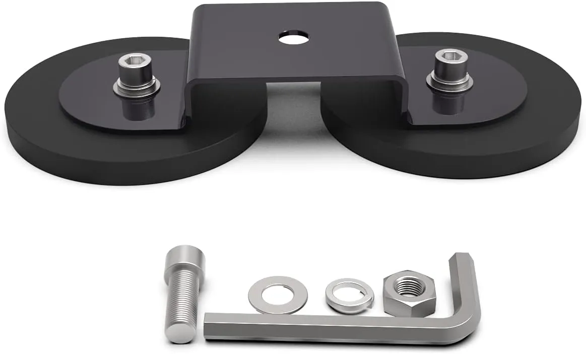 Ant Mag Light Magnetic Mount Bracket Universal Strong Magnet Base Mount for Off Road Lighting Driving Lights for Emergency Light Roof Flashligh Work Light (Magnetic Bracket-A)