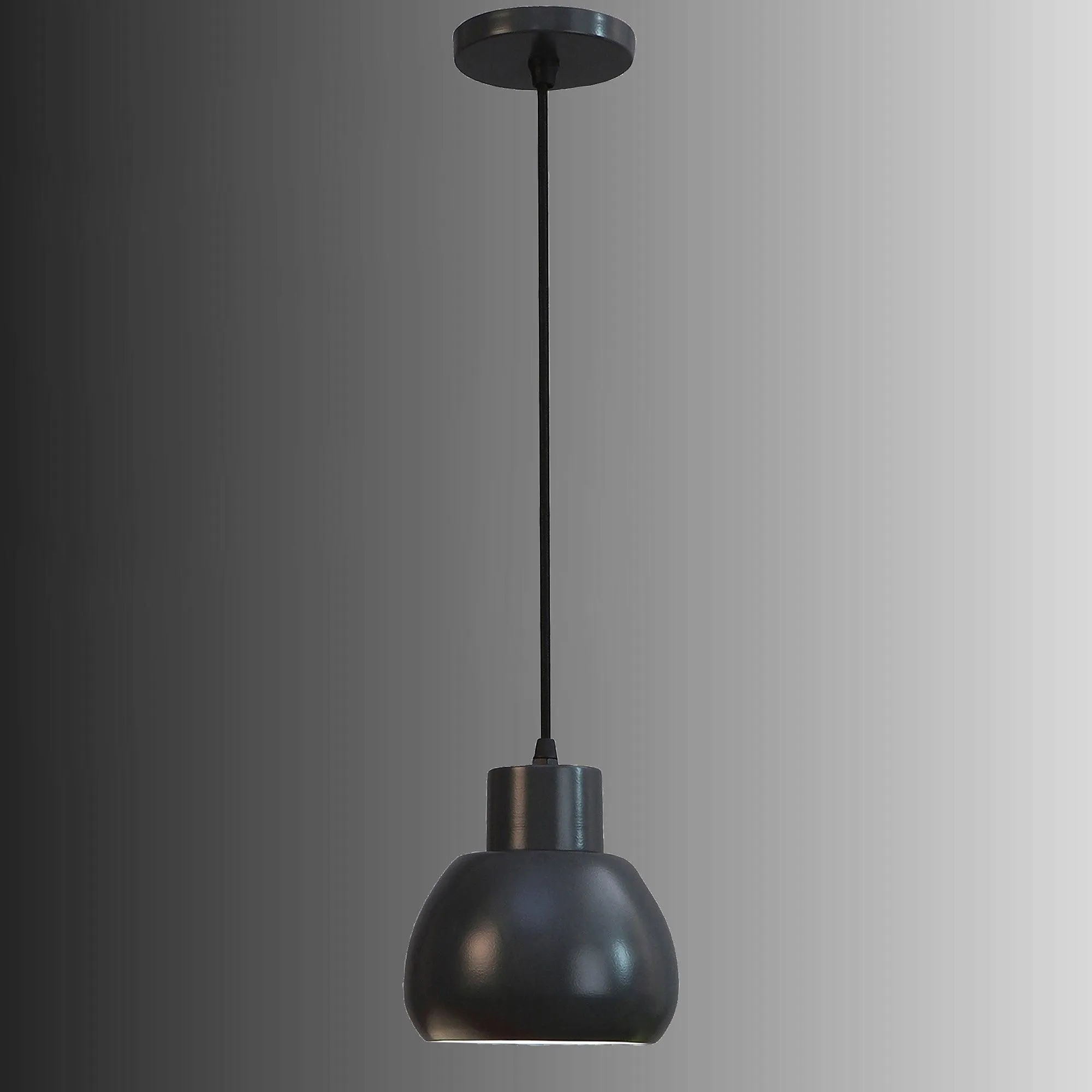Apple Grey Metal Hanging Light by SS Lightings