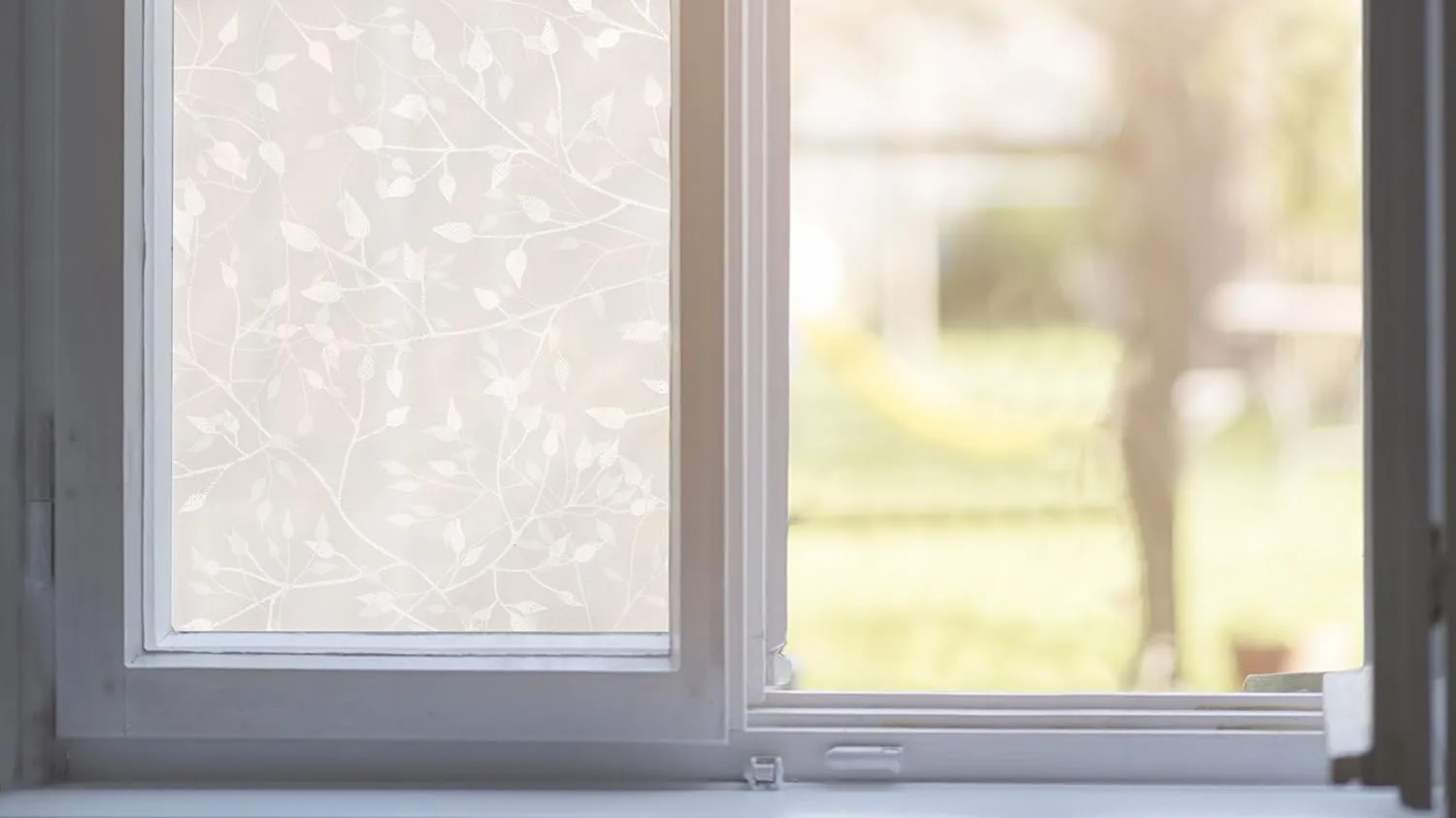Artscape Canopy | Decorative Privacy Window Film with Textured Glass Pattern | Non-Adhesive & UV Protection | Easy to Apply & Removable | 24 x 36 Inches | Made in USA
