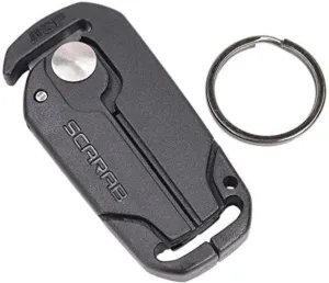 ASP Scarab Cutter for Tri-Fold Restraints, Clippers for Safe Removal of Disposable Cuffs, Compact Safety Blade for Removing Bands and Medical Bracelets