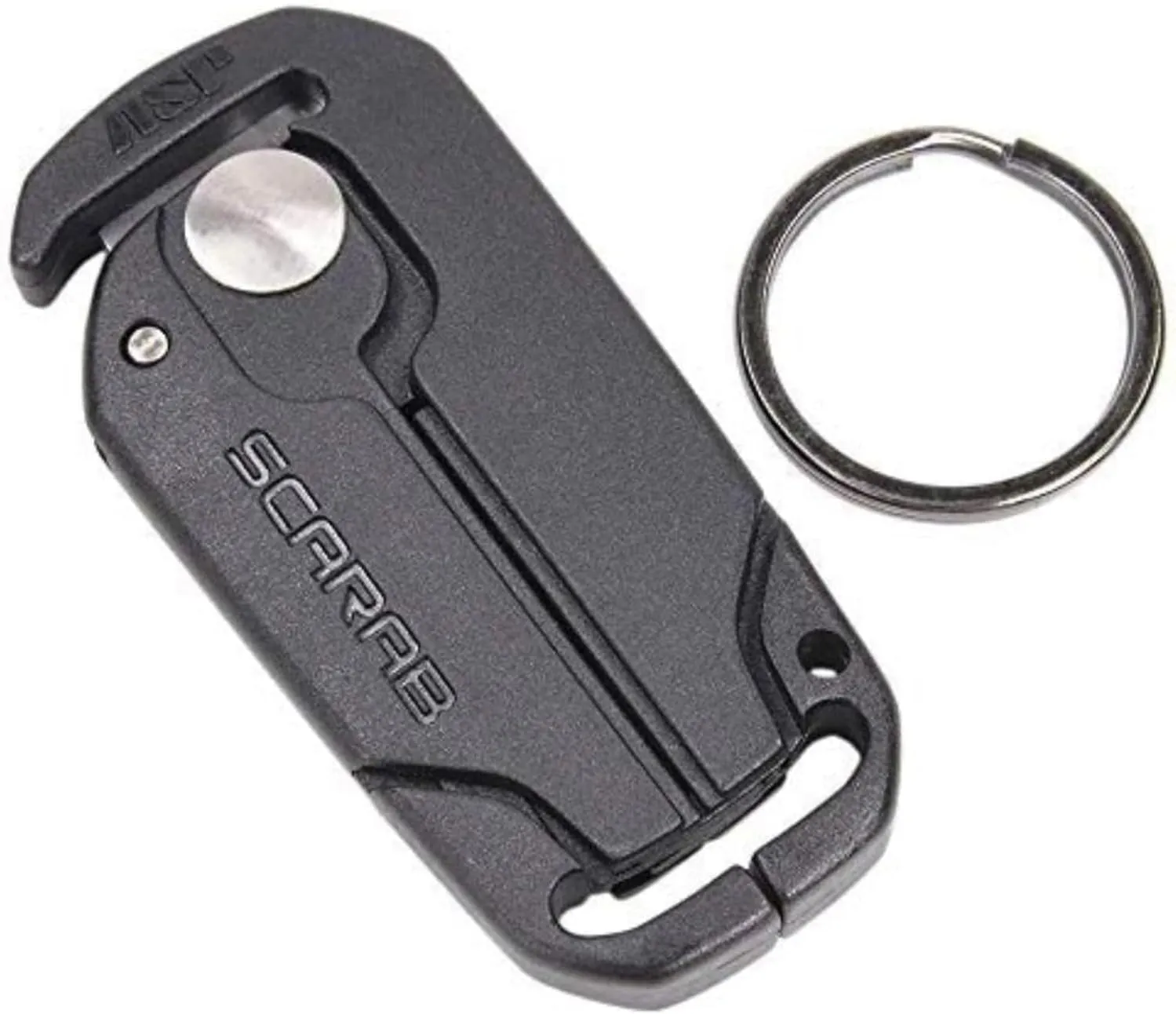 ASP Scarab Cutter for Tri-Fold Restraints, Clippers for Safe Removal of Disposable Cuffs, Compact Safety Blade for Removing Bands and Medical Bracelets