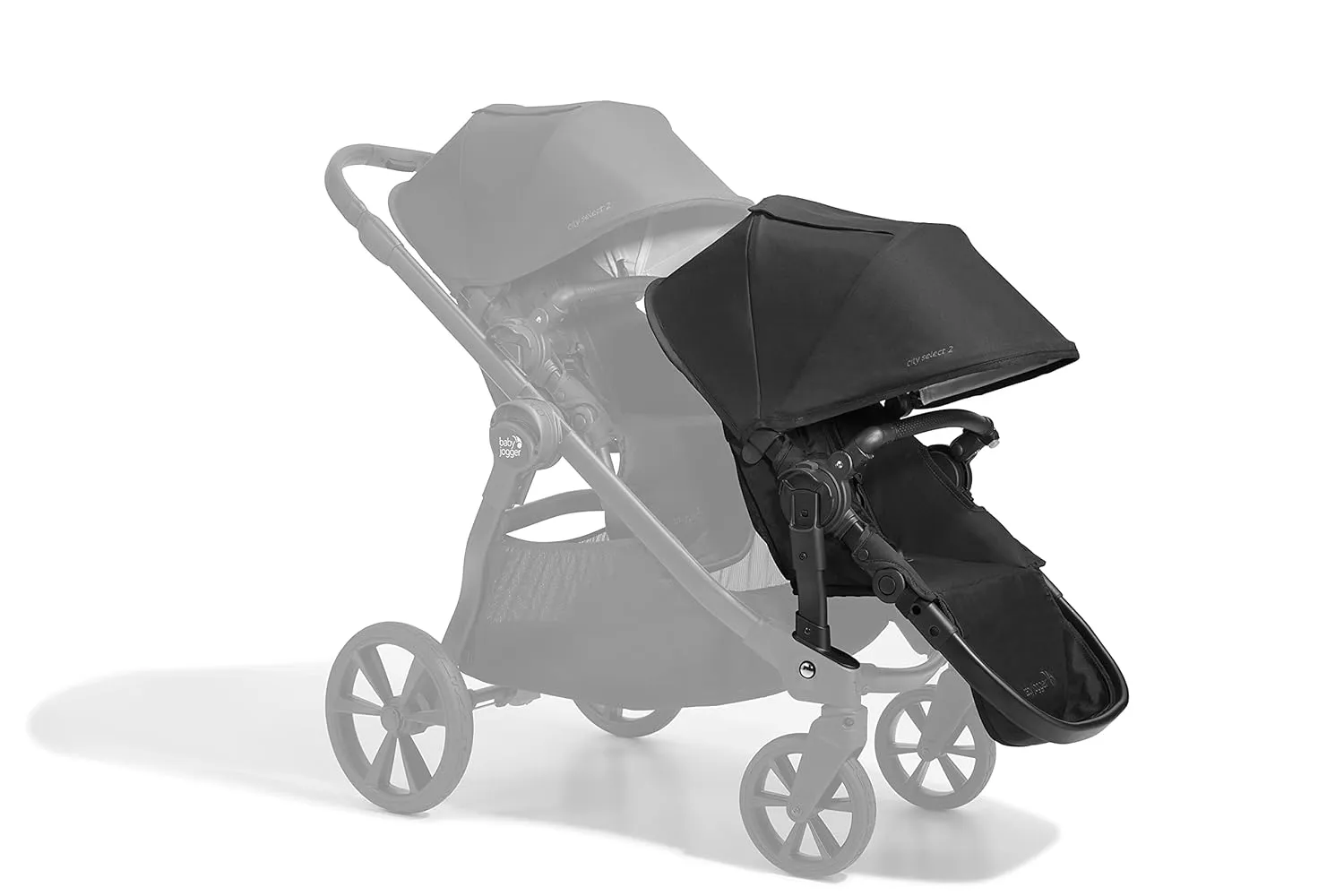 Baby Jogger Second Seat Kit for City Select 2 Stroller Eco Collection Lunar Black