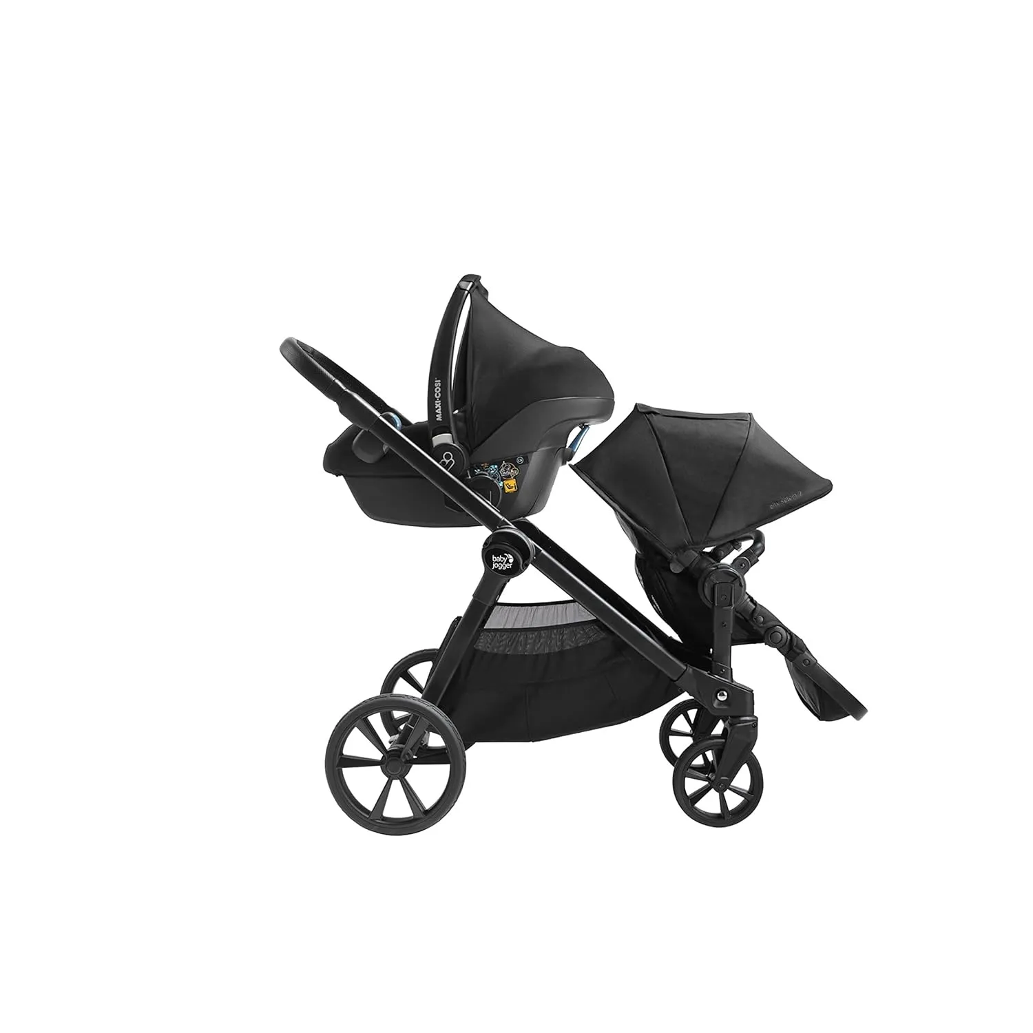Baby Jogger Second Seat Kit for City Select 2 Stroller Eco Collection Lunar Black